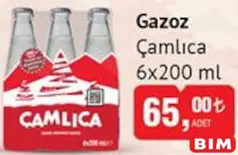 ÇAMLICA GAZOZ 6X200 ML ÇAMLICA GAZOZ 6X200 ML